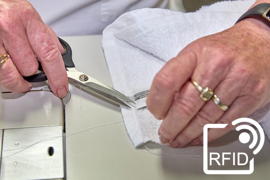 Blanchisserie système RFID